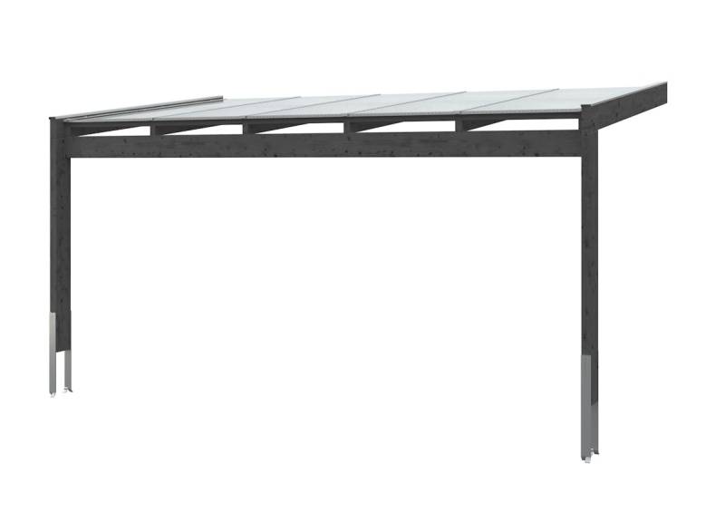 Skan Holz Terrassenüberdachung Novara Breite 557 cm 557 x 309 cm (Gr. 2) anthrazit von Skan Holz