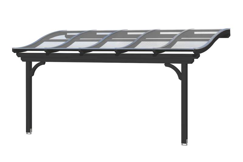 Skan Holz Terrassenüberdachung Verona o. Mittelpfosten Breite 541 cm-541 x 339 cm - Gr. 3-anthrazit von Skan Holz