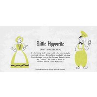 Vintage Midcentury Original Aurelius Battaglia Illustration - Little Hypocrite Lied Musik Text von 20thCenturyCool