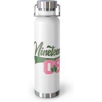 Aka - Alpha Kappa Neunzehn Schatten 22Oz Vakuum Isolierte Flasche von 220Productions