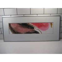 2, 2 "Original Handgefertigte Farbe Sparkle Glitter Abstrakte Kunst Interessante Signierte Marquet Doppel Mattierter Metallrahmen Hinter Glas Linear 2, 2 "Original Handgefertigte Farbe Sparkle Glitter Abstrakte Kunst Interessante Signierte Marquet Doppel Mattierter Metallrahmen Hinter Glas Linear von 222nest