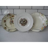 3Pk Lot Vintage Hübsche Teller Royal Doulton Kew Weatherby Eichhörnchen Ringelblume Vogelbad England Küche Kuchen Chef Geschenk Galeriewand von 222nest