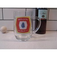 5, 5 "Vintage Molson Export Bierkrug Vintage Werbung Home Bar Retro Grafiken Made in France Ale Stein Throwback Geschenk 5, 5 "Vintage Molson Export Bierkrug Vintage Werbung Home Bar Retro Grafiken Made in France Ale Stein Throwback Geschenk von 222nest