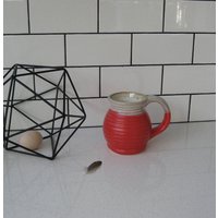 5 "Vintage Studio Keramik Tasse Große Kaffeetasse Handwerker Signiert Texturierte Koralle Subtile Perfektion & Kaffee-Liebhaber Geschenk Schöne 5 "Vintage Studio Keramik Tasse Große Kaffeetasse Handwerker Signiert Texturierte Koralle Subtile Perfektion & Kaffee-Liebhaber Geschenk Schöne von 222nest