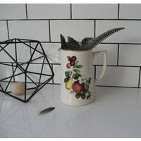 6, 25 "Vintage Sommer Kopfgeld Krug Retro Obst & Apfelblüten Sadler England Shabby Schlösser Städtisch Bauernhaus Utensilienhalter Vase Klassiker von 222nest