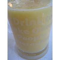 6 "Vintage Schwerer Glas Bierkrug Stein Tankard Ich Trinke, Um Andere Leute Interessant Zu Machen Gefrosteter Wortlaut Pasabahce Türkei von 222nest