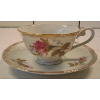 Vintage Japan Porzellan Teetasse & Untertasse Set Gold Vergoldung Retro Rosen Mid-Century Feines Blumen Sukkulenten Pflanzer Garten Teeparty Geschenk Vintage Japan Porzellan Teetasse & Untertasse Set Gold Vergoldung Retro Rosen Mid-Century Feines Blumen Sukkulenten Pflanzer Garten Teeparty Geschenk von 222nest