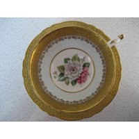 Vintage Paragon Teetasse Untertasse Kabinett Set Plentiful Gold Design Hundsrosen Hergestellt in England Circa 1960-63 Garten Teeparty Retro Geschenk von 222nest
