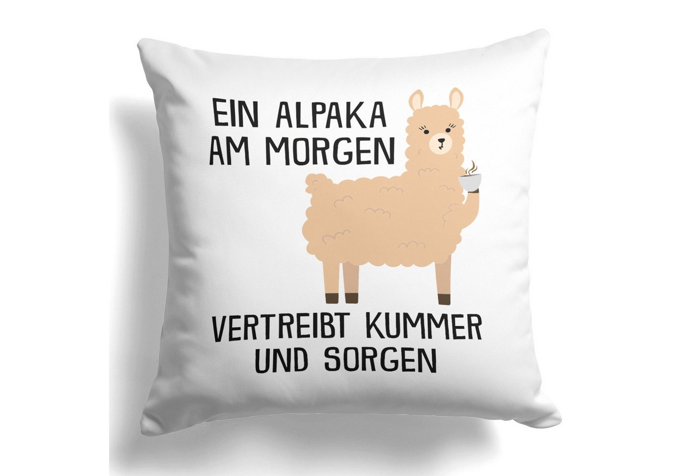 22Feels Dekokissen Alpaka Lustig Deko Süß Tier Geschenk Frauen Männer Couch Humor, Deko mit Persönlichkeit von 22Feels