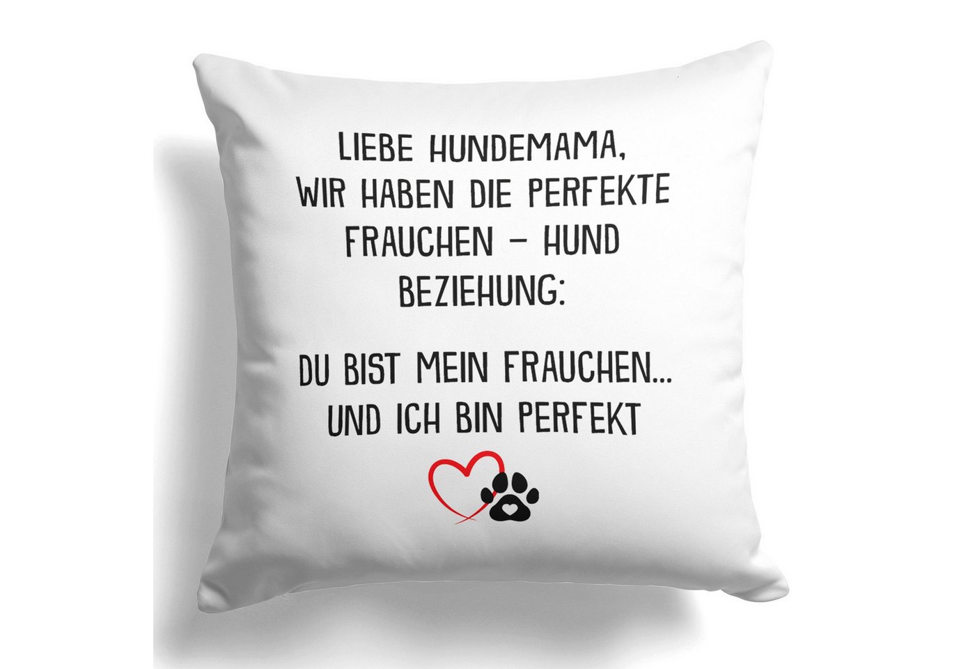 22Feels Dekokissen Hundemama Geschenk Frauchen Hund Deko Frauen Hundeliebe Couch Welpe, Deko mit Persönlichkeit von 22Feels