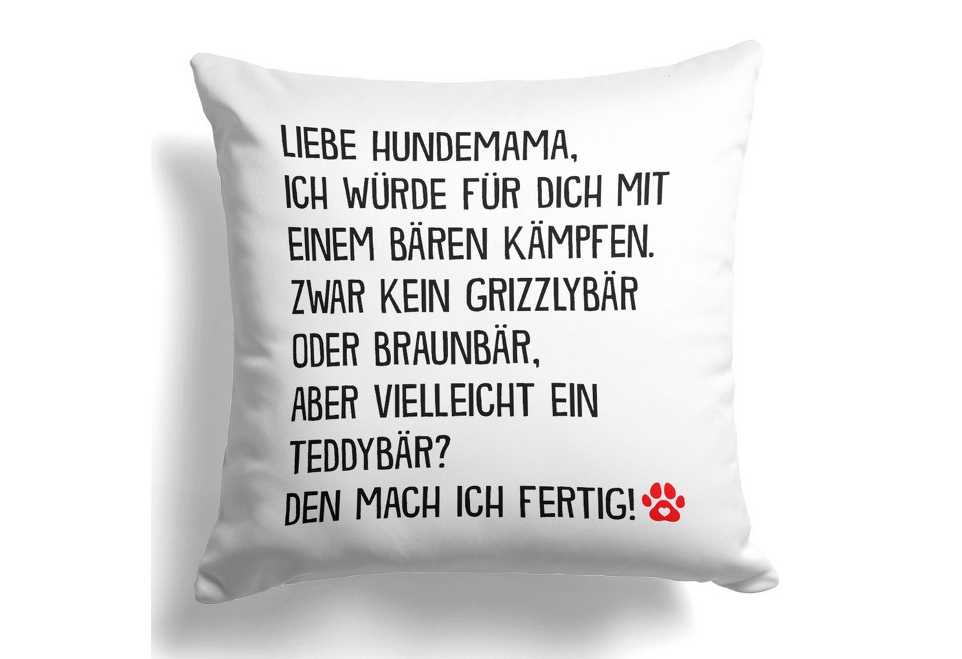 22Feels Dekokissen Hundemama Geschenk Frauchen Hund Deko Frauen Hundeliebe Couch Welpe, Deko mit Persönlichkeit von 22Feels