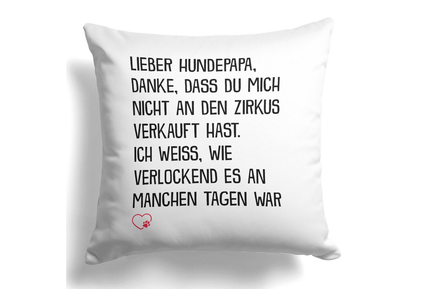 22Feels Dekokissen Hundepapa Geschenk Herrchen Hund Deko Männer Hundeliebe Couch, Deko mit Persönlichkeit von 22Feels