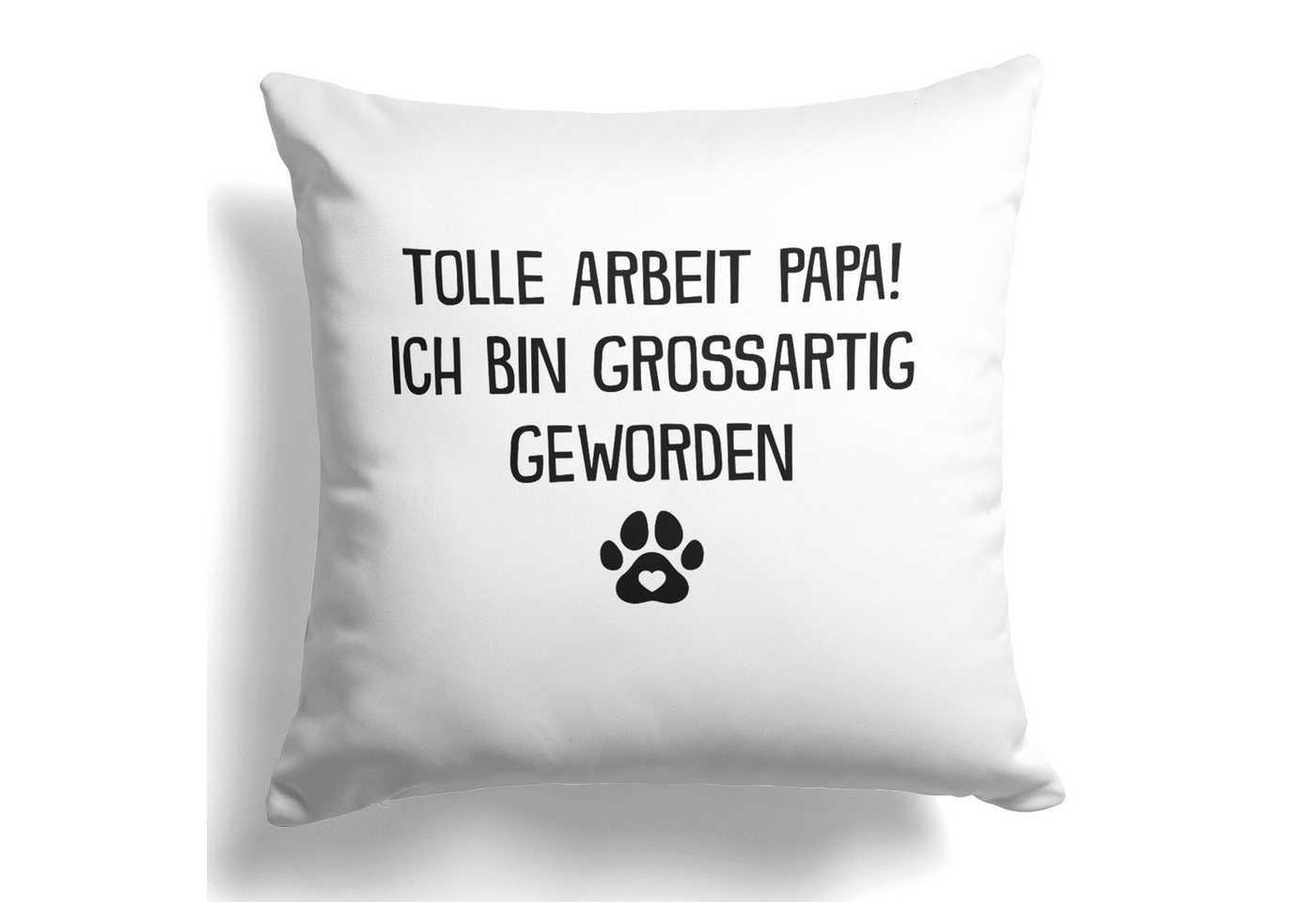 22Feels Dekokissen Hundepapa Geschenk Herrchen Hund Deko Männer Hundeliebe Couch, Deko mit Persönlichkeit von 22Feels