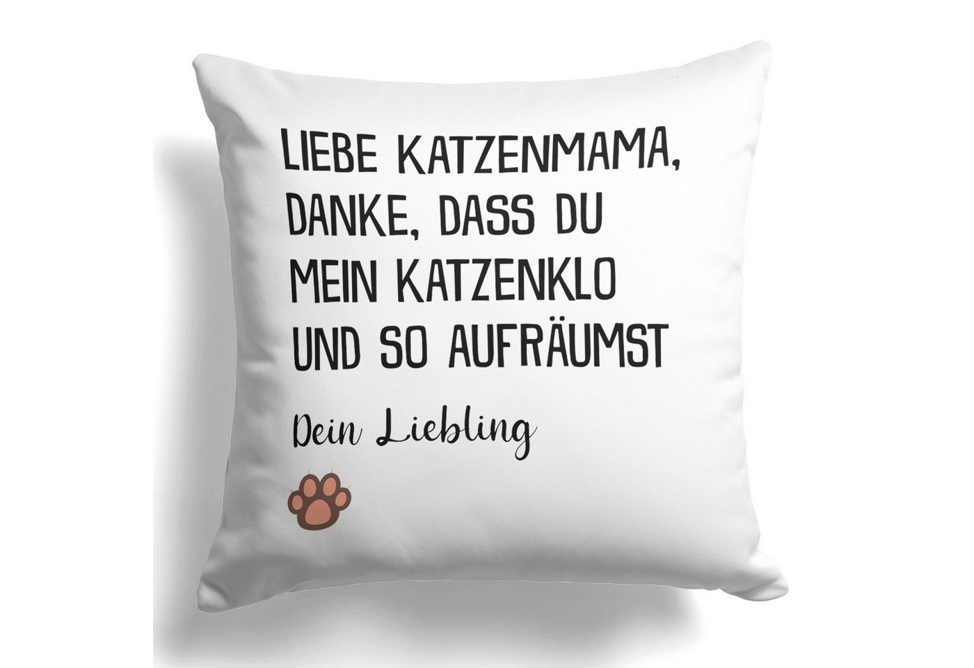 22Feels Dekokissen Katzenmama Geschenk Frauchen Katze Deko Frauen Katzenliebe Couch Kater, Deko mit Persönlichkeit von 22Feels