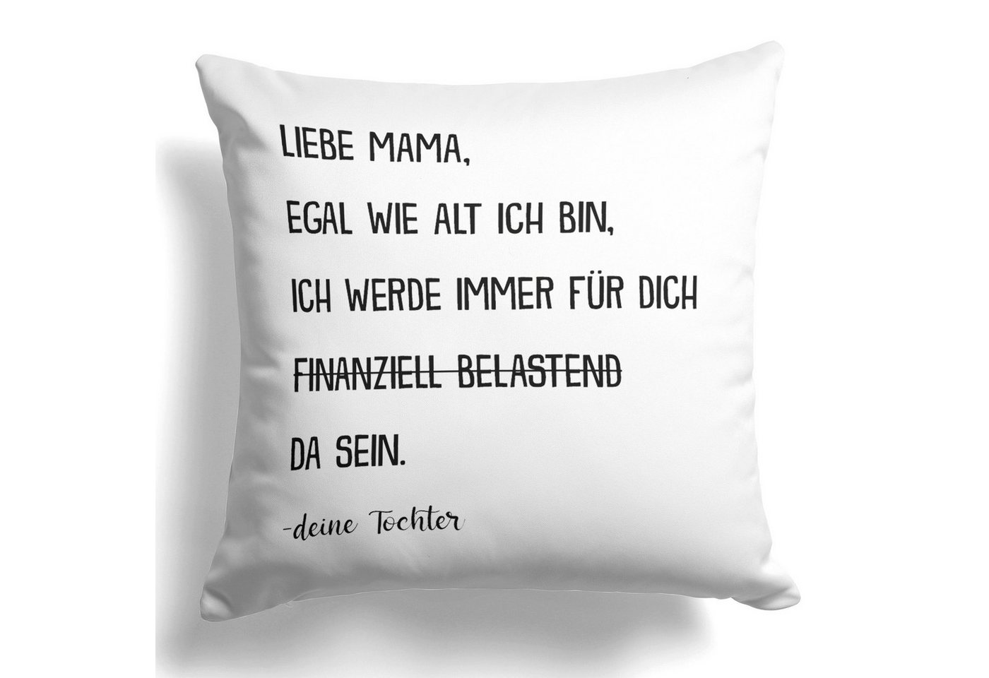 22Feels Dekokissen Mama Geschenk v Tochter Mutter Muttertag Geburtstag Weihnachten Frauen, Deko mit Persönlichkeit von 22Feels