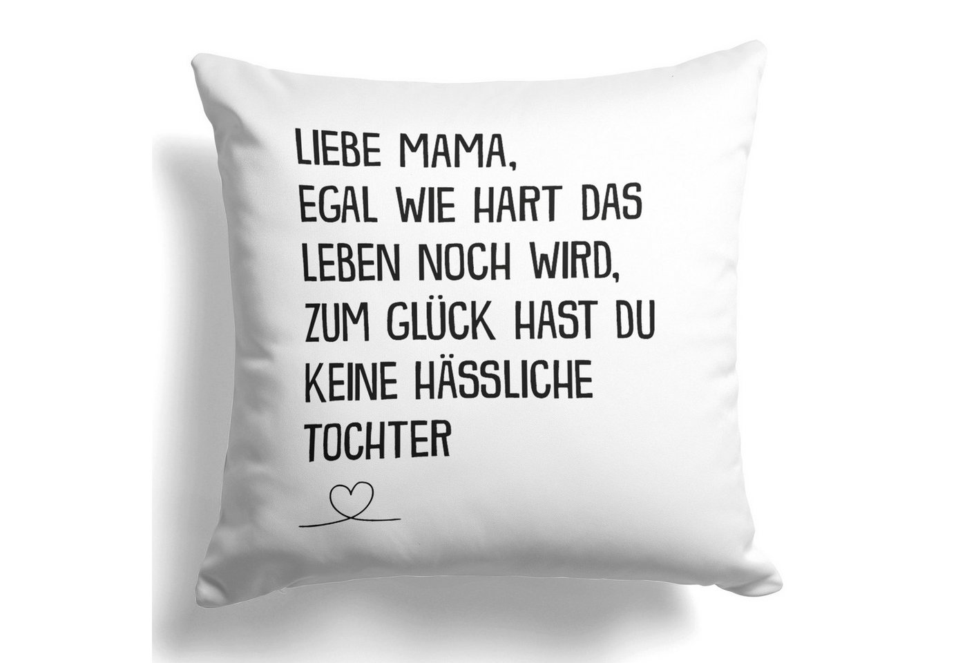 22Feels Dekokissen Mama Geschenk v Tochter Mutter Muttertag Geburtstag Weihnachten Frauen, Deko mit Persönlichkeit von 22Feels