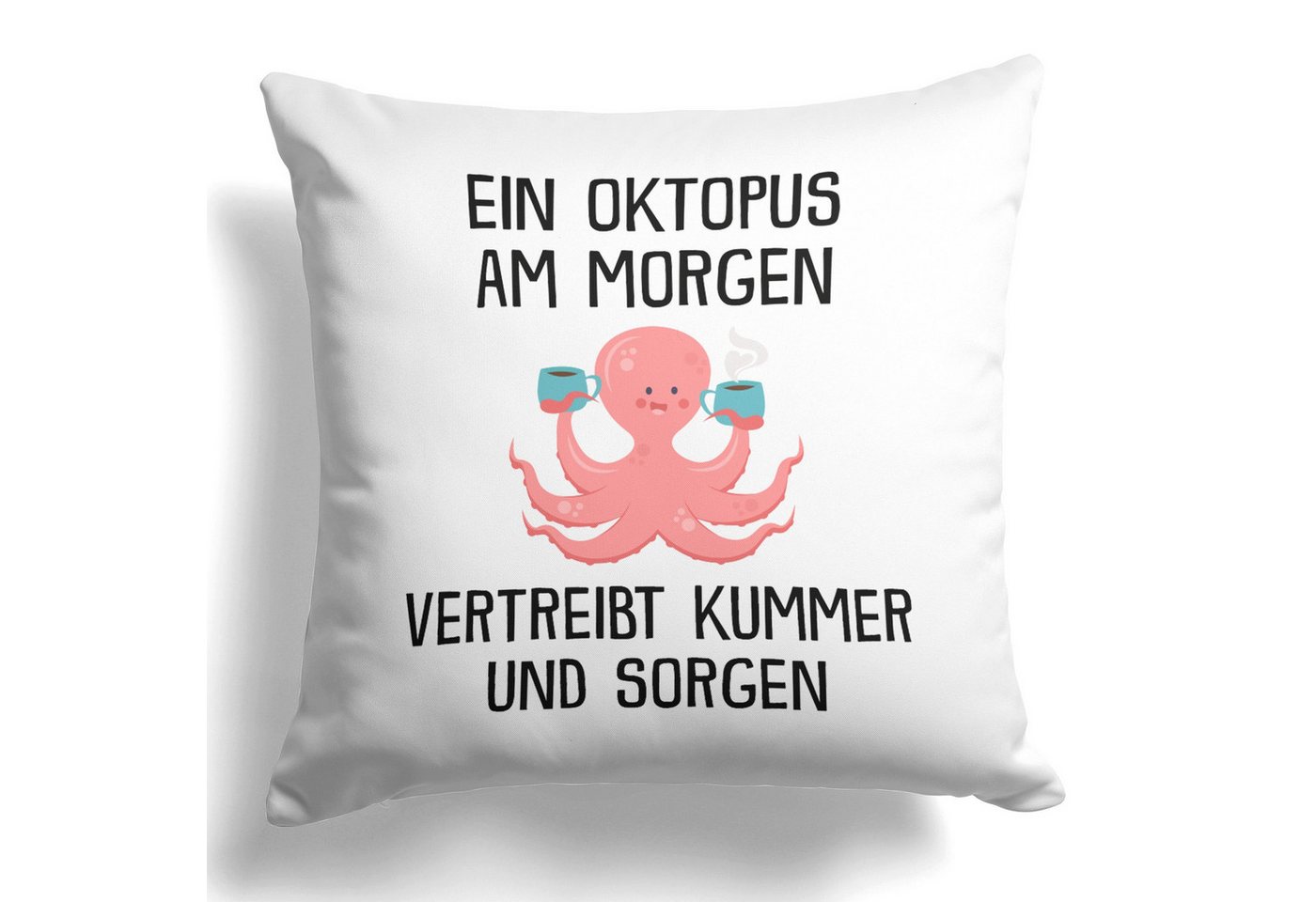 22Feels Dekokissen Oktopus Lustig Deko Süß Tier Geschenk Frauen Männer Couch Humor, Deko mit Persönlichkeit von 22Feels