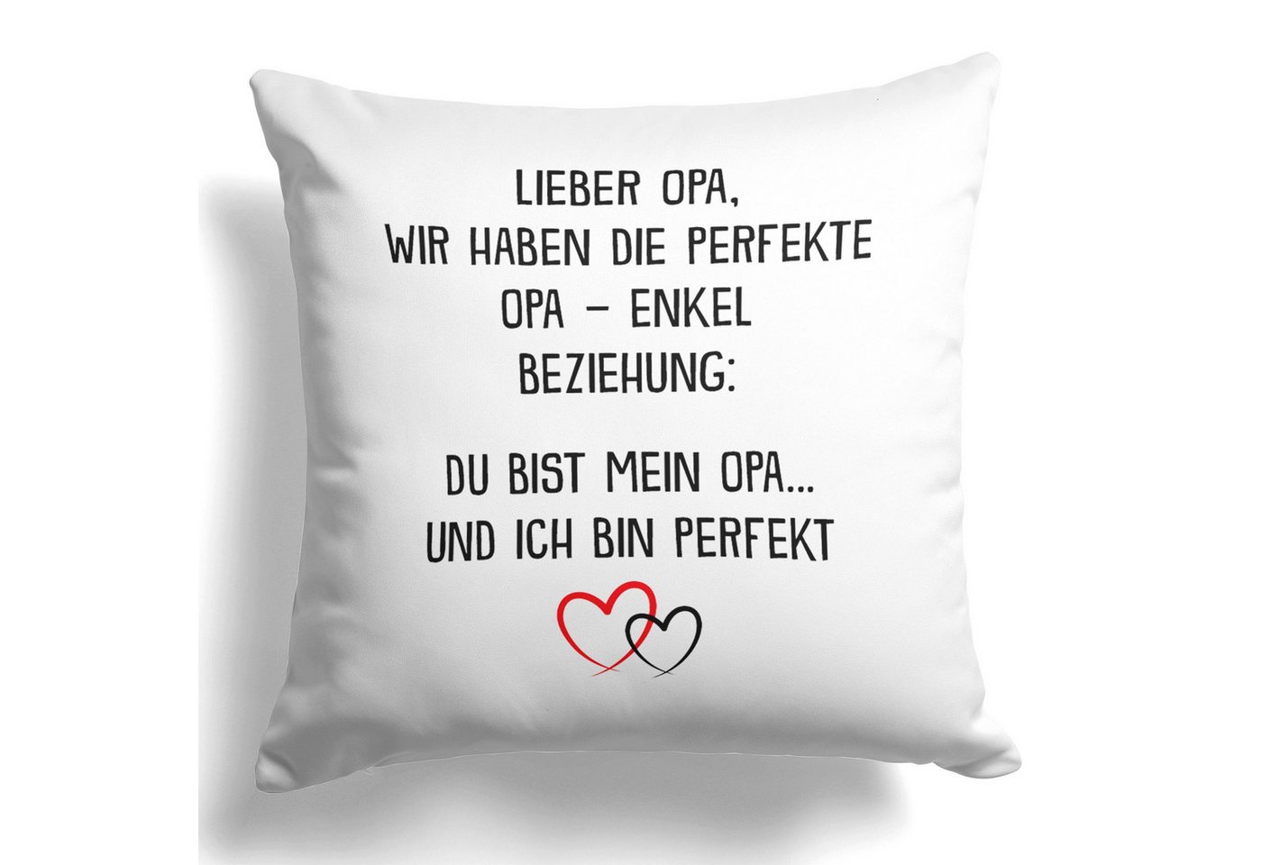 22Feels Dekokissen Opa Geschenk v. Enkel Geburtstag Weihnachten Männer Deko Grossvater, Deko mit Persönlichkeit von 22Feels