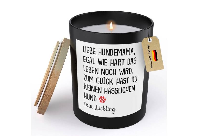 22Feels Duftkerze Deko Hundemama Geschenk Frauchen Hund Frauen Hundeliebe Couch Welpe, MADE IN GERMANY, Europäisches Sojawachs, Handgegossen von 22Feels