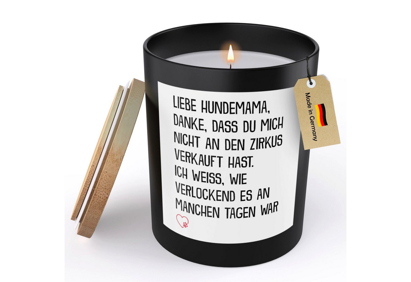 22Feels Duftkerze Deko Hundemama Geschenk Frauchen Hund Frauen Hundeliebe Couch Welpe, MADE IN GERMANY, Europäisches Sojawachs, Handgegossen 22Feels Duftkerze Deko Hundemama Geschenk Frauchen Hund Frauen Hundeliebe Couch Welpe, MADE IN GERMANY, Europäisches Sojawachs, Handgegossen von 22Feels