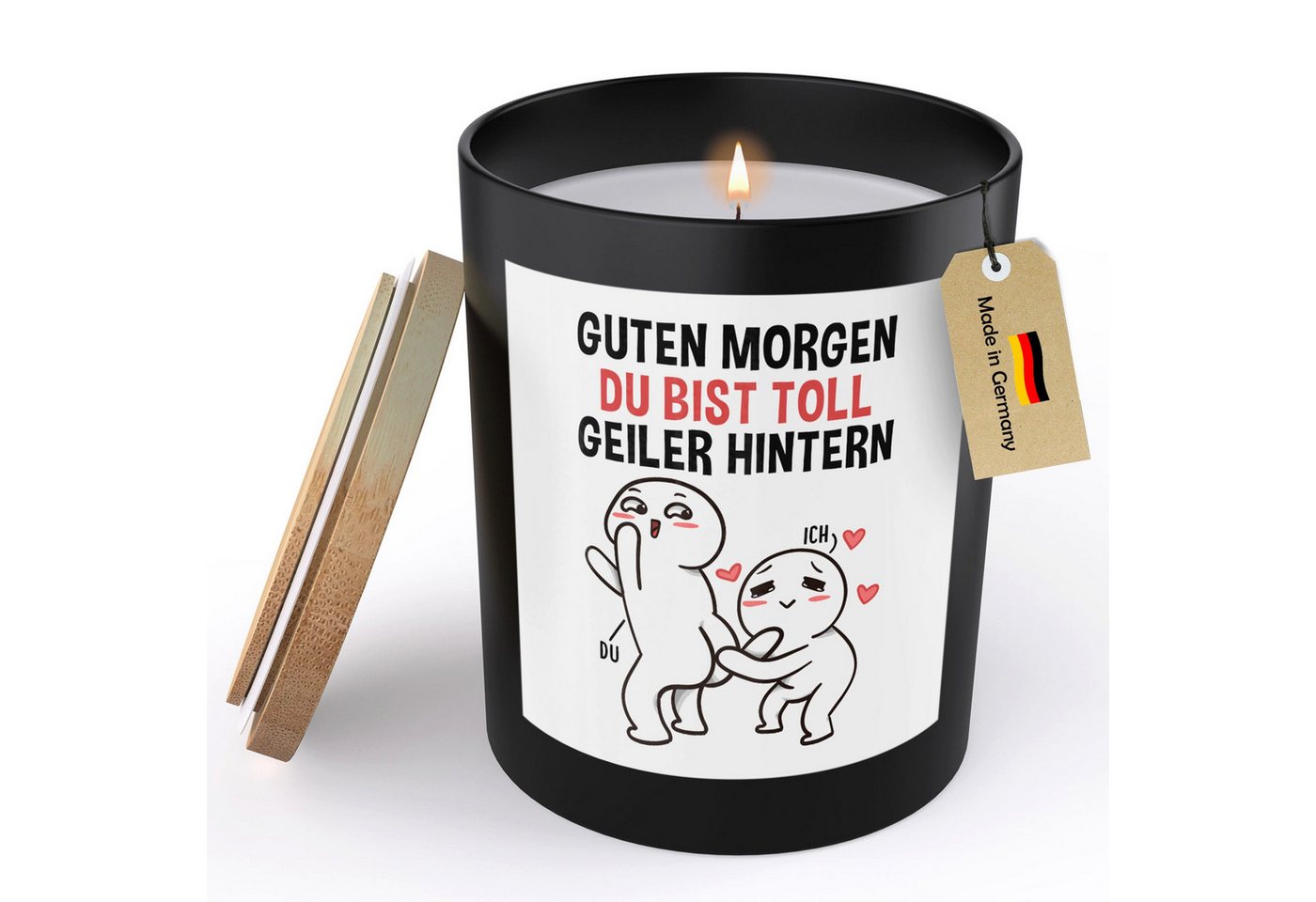 22Feels Duftkerze Deko Jahrestag Geschenk Hochzeitstag Frauen Mann Freundin Valentinstag, MADE IN GERMANY, Europäisches Sojawachs, Handgegossen 22Feels Duftkerze Deko Jahrestag Geschenk Hochzeitstag Frauen Mann Freundin Valentinstag, MADE IN GERMANY, Europäisches Sojawachs, Handgegossen von 22Feels