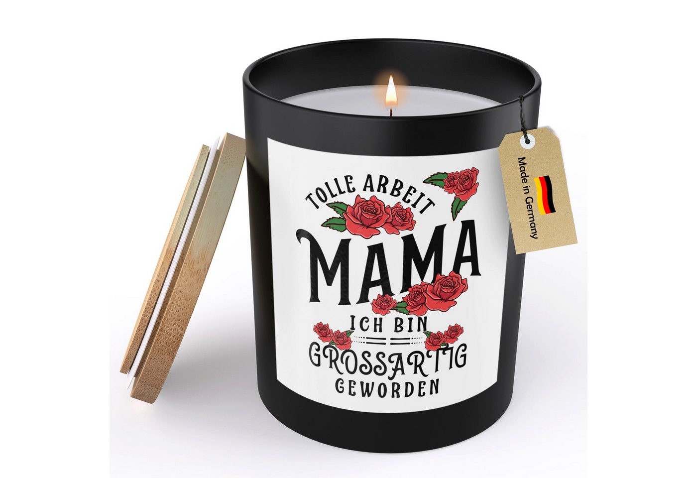 22Feels Duftkerze Deko Mama Geschenk Mutter Muttertag Geburtstag Weihnachten Frauen, MADE IN GERMANY, Europäisches Sojawachs, Handgegossen 22Feels Duftkerze Deko Mama Geschenk Mutter Muttertag Geburtstag Weihnachten Frauen, MADE IN GERMANY, Europäisches Sojawachs, Handgegossen von 22Feels
