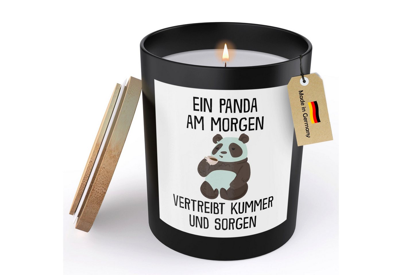 22Feels Duftkerze Deko Panda Lustig Süß Tier Geschenk Frauen Männer Couch Humor, MADE IN GERMANY, Europäisches Sojawachs, Handgegossen 22Feels Duftkerze Deko Panda Lustig Süß Tier Geschenk Frauen Männer Couch Humor, MADE IN GERMANY, Europäisches Sojawachs, Handgegossen von 22Feels