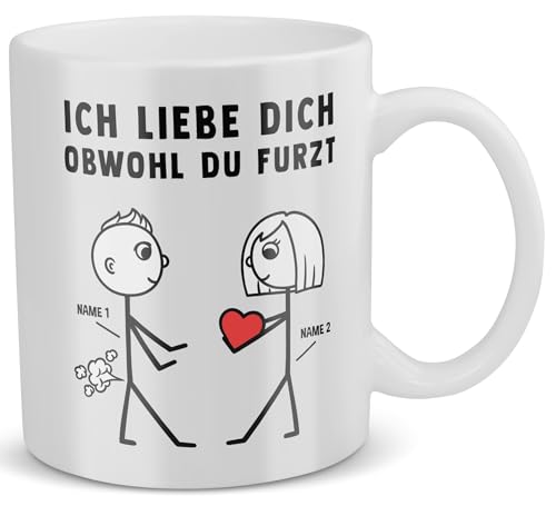 22Feels Tasse Ich Liebe Dich Obwohl Personalisierbares Jahrestag Geschenk Männer Hochzeitstag Ehemann Freund Beziehung Lustig Liebesbeweis Valentinstag Spruch 1 Jahr 2 Jahre Verlobter von 22Feels