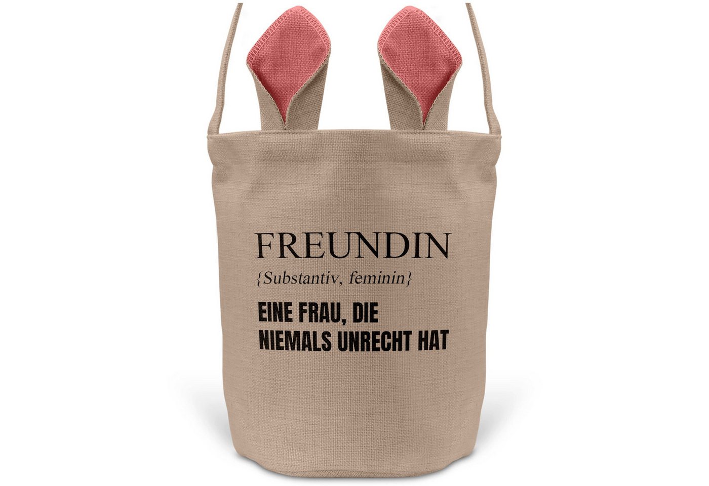 22Feels Osternest Freundin Paar Osterkorb Henkel Geschenk Pink Ostern Deko Körbchen, In Deutschland Bedruckt 22Feels Osternest Freundin Paar Osterkorb Henkel Geschenk Pink Ostern Deko Körbchen, In Deutschland Bedruckt von 22Feels