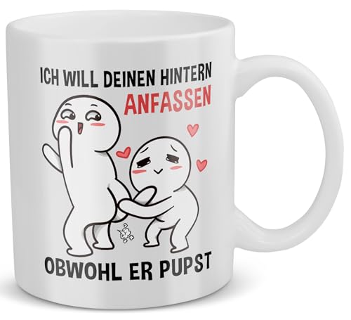 22Feels Paar Geschenk Jahrestag Frauen Tasse Männer Hochzeitstag Ehefrau Ehemann Valentinstag Sie Ihn Beziehung Freund Freundin Liebe Pärchen Fürze Stinken Pupsen von 22Feels