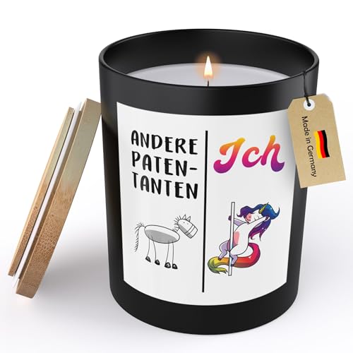 22Feels Patentante Geschenk Spruchkerze "Einhorn" Frauen Geburtstag Sojawachs Kerze im Glas Taufpatin Weihnachten Handgemacht Spruch Duft Deko Vegan Nachhaltig - ZITRUS 22Feels Patentante Geschenk Spruchkerze "Einhorn" Frauen Geburtstag Sojawachs Kerze im Glas Taufpatin Weihnachten Handgemacht Spruch Duft Deko Vegan Nachhaltig - ZITRUS von 22Feels