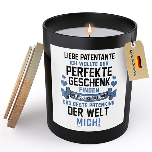 22Feels Patentante Geschenk Spruchkerze "Ich Wollte Das Perfekte" Frauen Geburtstag Sojawachs Kerze im Glas Taufpatin Weihnachten Handgemacht Spruch Duft Deko Vegan Nachhaltig - ZITRUS 22Feels Patentante Geschenk Spruchkerze "Ich Wollte Das Perfekte" Frauen Geburtstag Sojawachs Kerze im Glas Taufpatin Weihnachten Handgemacht Spruch Duft Deko Vegan Nachhaltig - ZITRUS von 22Feels