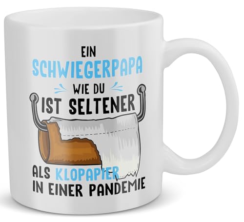 22Feels Schwiegervater Geschenk Schwiegerpapa Tasse zur Hochzeit für Schwiegereltern Mann Geburtstag Vatertag Weihnachten Herrentag Haferl von 22Feels