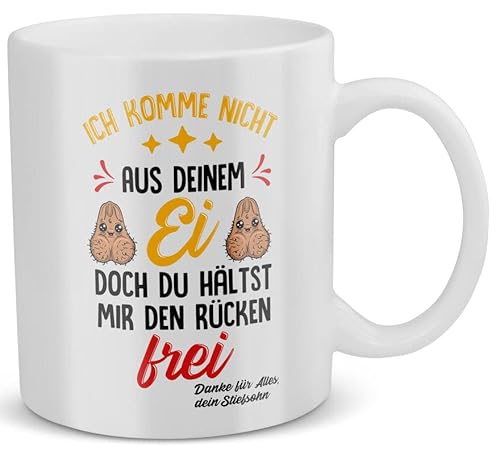 22Feels Stiefvater Tasse Lustig Stiefpapa Geschenk Vatertag Idee von Sohn Stiefsohn Bonus Papa Ersatzvater Stiefeltern von 22Feels