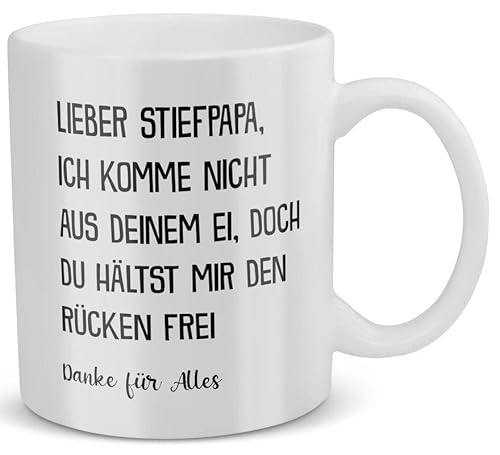 22Feels Stiefvater Tasse Lustig Stiefpapa Geschenk Vatertag Idee von Stieftochter Stiefsohn Bonus Papa Ersatzvater Stiefeltern von 22Feels