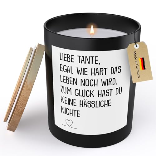 22Feels Tante Geschenk von Nichte Spruchkerze "Egal Wie Hart" Frauen Geburtstag Sojawachs Kerze im Glas Geburtstag Handgemacht mit Spruch Duft Deko Vegan Nachhaltig - ZITRUS 22Feels Tante Geschenk von Nichte Spruchkerze "Egal Wie Hart" Frauen Geburtstag Sojawachs Kerze im Glas Geburtstag Handgemacht mit Spruch Duft Deko Vegan Nachhaltig - ZITRUS von 22Feels