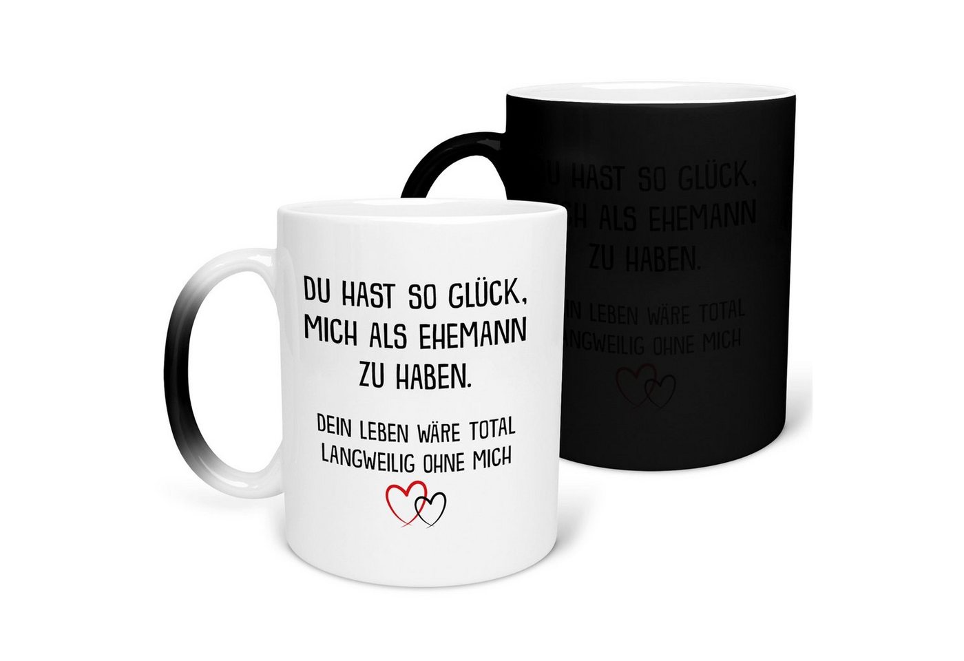22Feels Tasse Ehefrau Geschenk Erster Hochzeitstag Frauen Hochzeitsjubiläum für Sie, Keramik, FARBWECHSEL Zaubertasse, Made in Germany 22Feels Tasse Ehefrau Geschenk Erster Hochzeitstag Frauen Hochzeitsjubiläum für Sie, Keramik, FARBWECHSEL Zaubertasse, Made in Germany von 22Feels