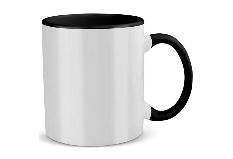 22Feels Tasse 5x Sublimation Rohling. 325ml (11oz), Spülmaschinenfest WEISS-SCHWARZ von 22Feels