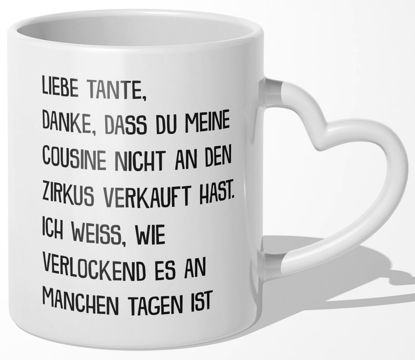 22Feels Tasse Beste Tante Geschenk Geburtstag Weihnachten Kaffeetasse Lustig, Keramik, Made In Germany, Spülmaschinenfest, Herzhenkel von 22Feels