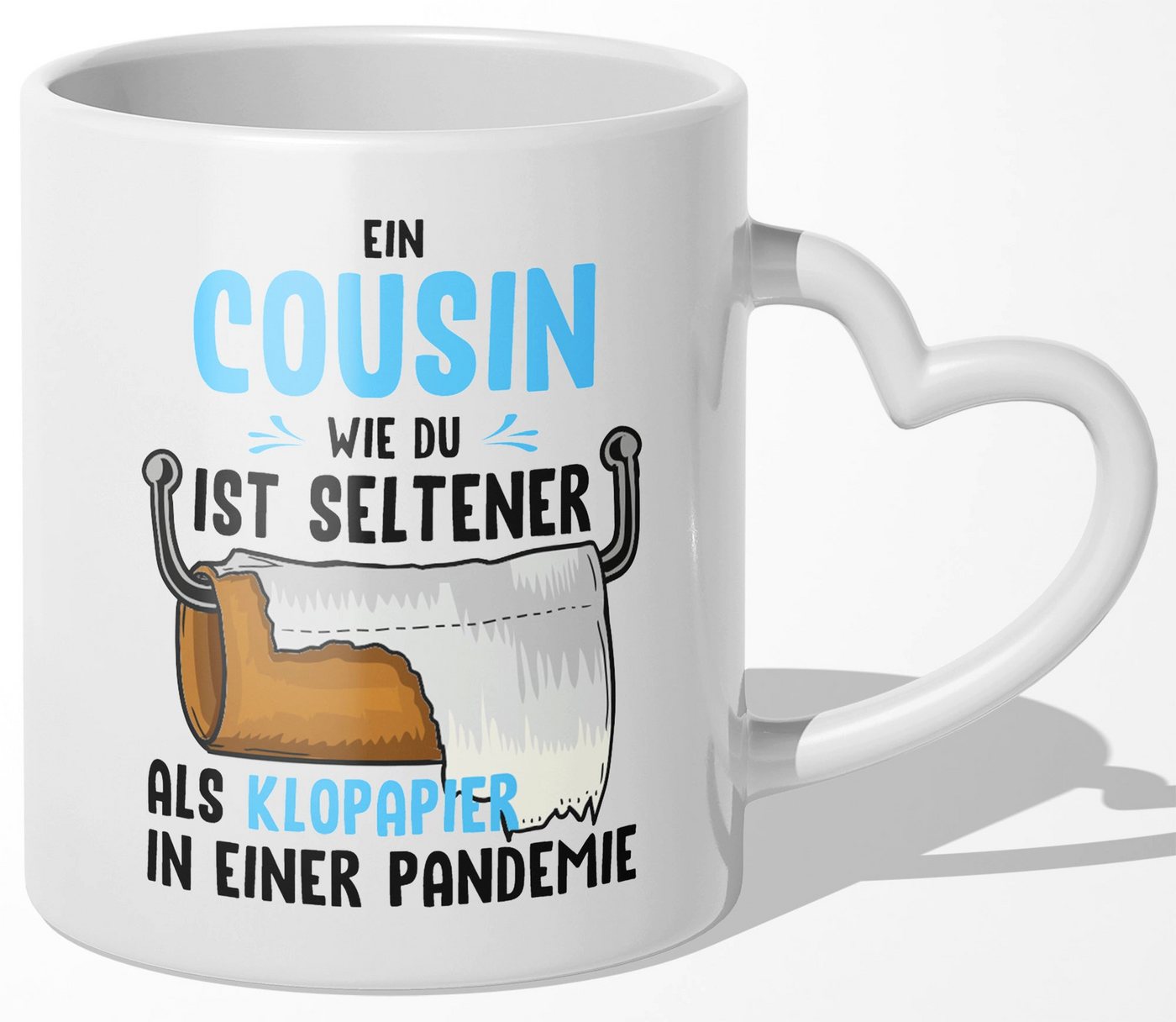 22Feels Tasse Bester Cousin Geschenk Geburtstag Weihnachten Jungs Mann Du Wirst, Keramik, Made In Germany, Spülmaschinenfest, Herzhenkel von 22Feels