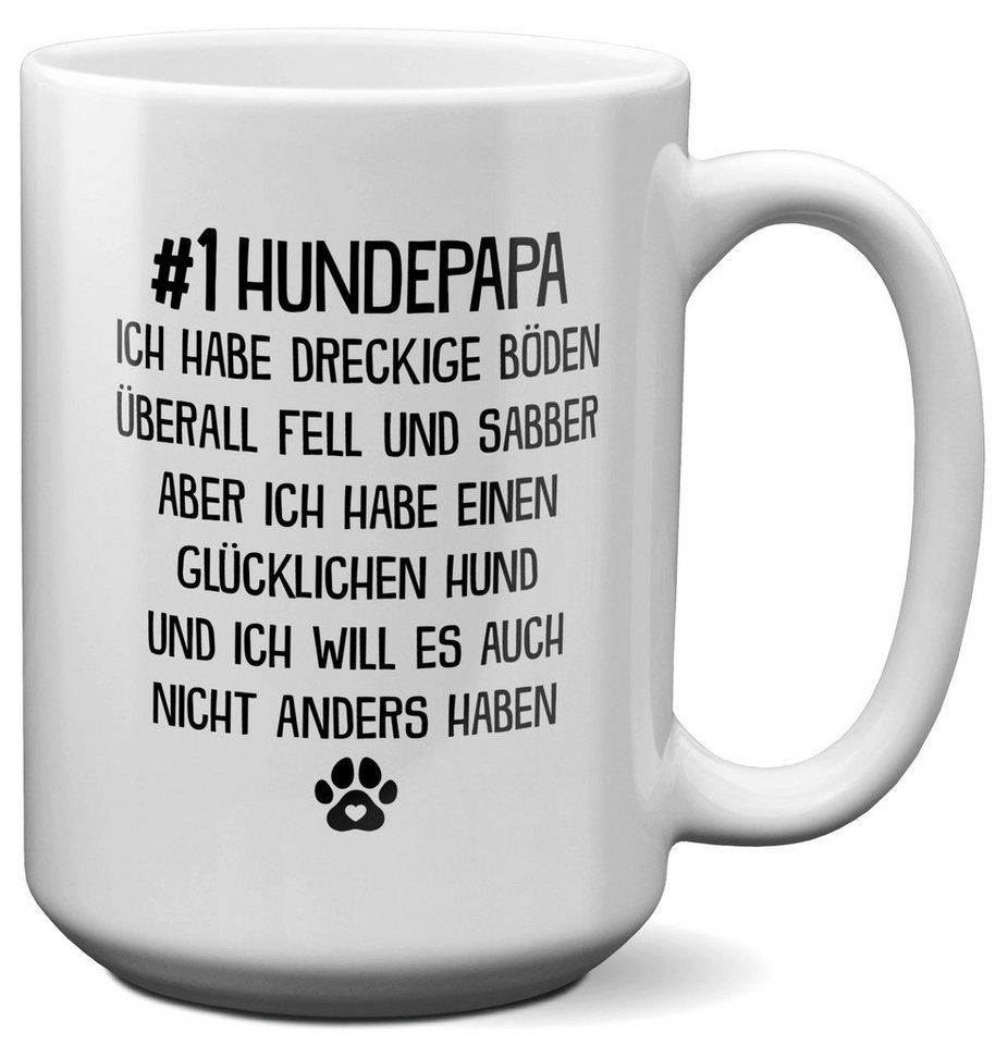22Feels Tasse Bester Hundepapa Herrchen Geschenk Hundeliebe Welpe Kaffeetasse Hund, Keramik, XL, Made In Germany, Spülmaschinenfest 22Feels Tasse Bester Hundepapa Herrchen Geschenk Hundeliebe Welpe Kaffeetasse Hund, Keramik, XL, Made In Germany, Spülmaschinenfest von 22Feels