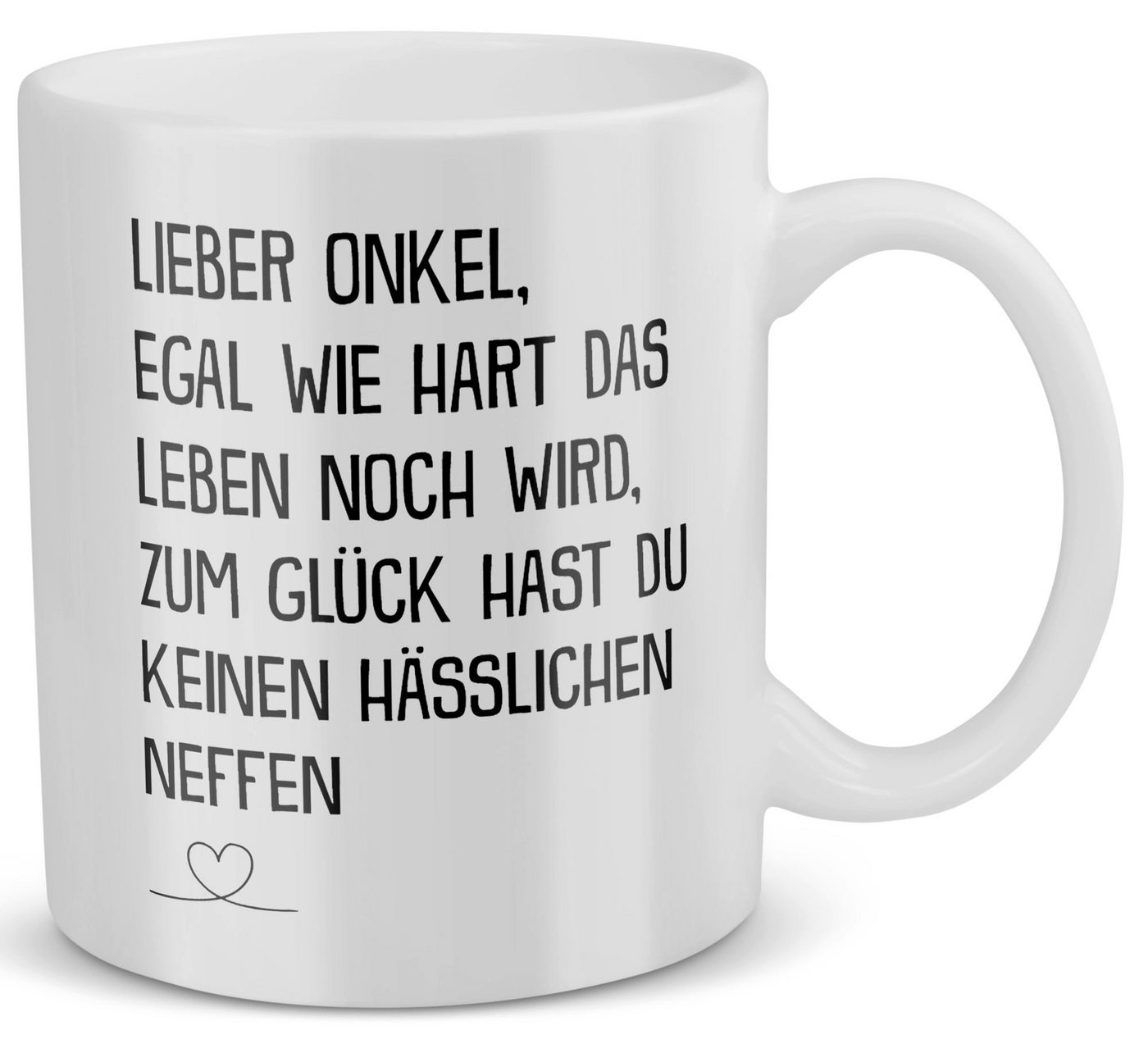 22Feels Tasse Bester Onkel Geschenk von Neffe Geburtstag Weihnachten Kaffeetasse, Keramik, Made in Germany, Spülmaschinenfest von 22Feels