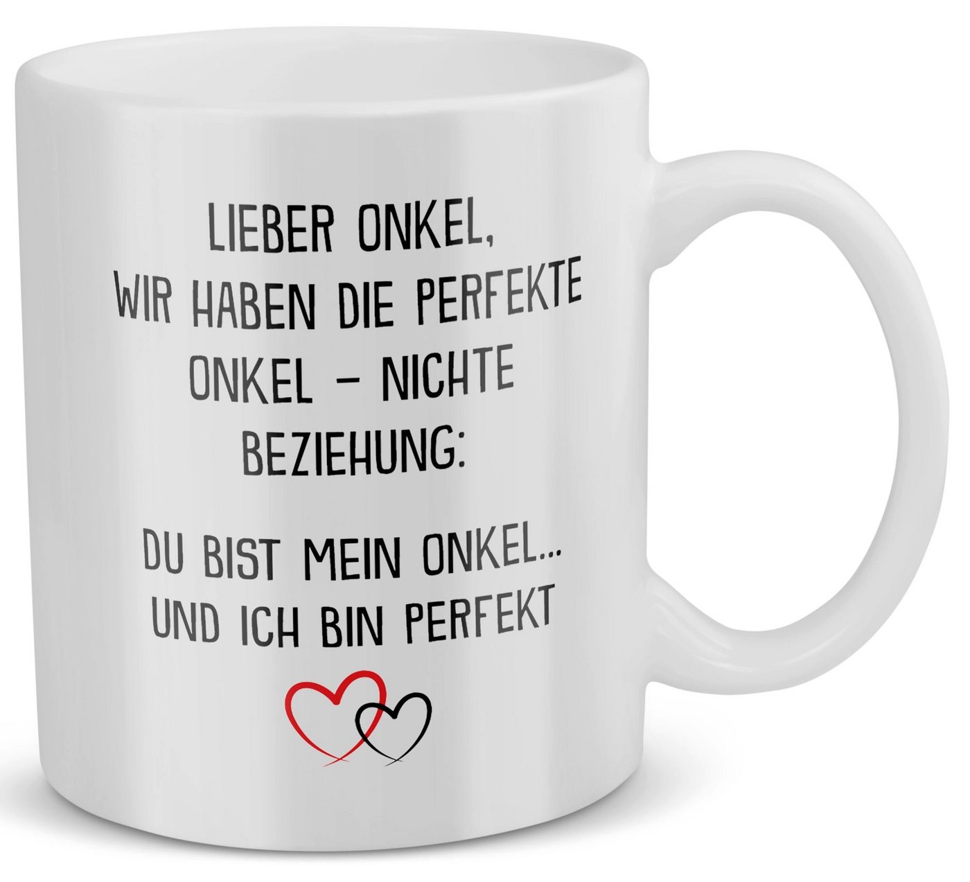 22Feels Tasse Bester Onkel Geschenk von Nichte Geburtstag Weihnachten Kaffeetasse, Keramik, Made in Germany, Spülmaschinenfest von 22Feels