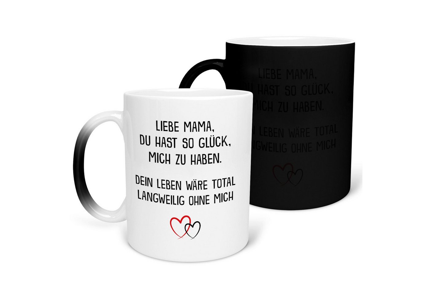 22Feels Tasse Mama Geschenk Muttertag Mutter Geburtstag Kaffee Frauen Weihnachten, Keramik, FARBWECHSEL Zaubertasse, Made in Germany von 22Feels