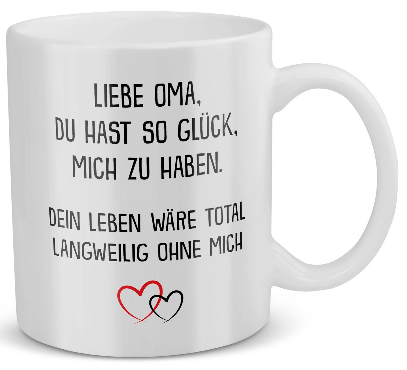 22Feels Tasse Oma Geschenk Geburtstag Grossmutter Rentnerin Frauen Weihnachten, Keramik, Made in Germany, Spülmaschinenfest von 22Feels