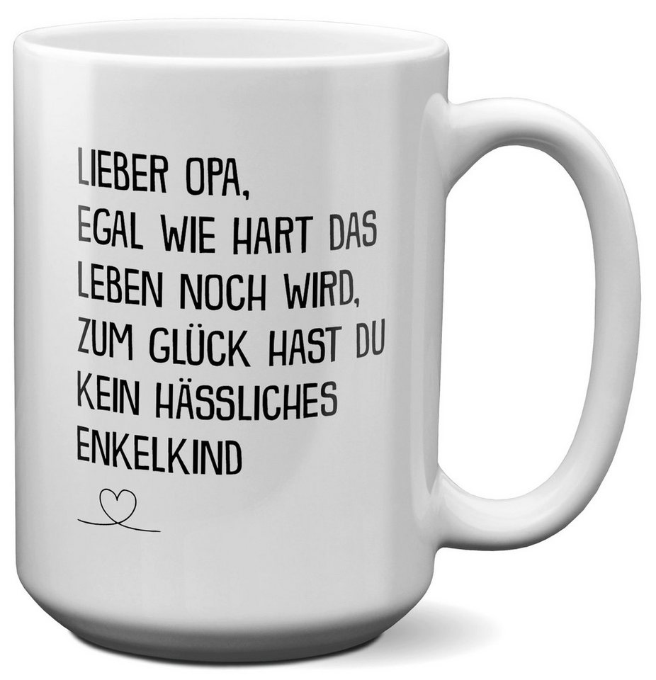 22Feels Tasse Opa Geschenk Geburtstag Grossvater Rentner Kaffeetasse Männer Familie, Keramik, XL, Made In Germany, Spülmaschinenfest 22Feels Tasse Opa Geschenk Geburtstag Grossvater Rentner Kaffeetasse Männer Familie, Keramik, XL, Made In Germany, Spülmaschinenfest von 22Feels