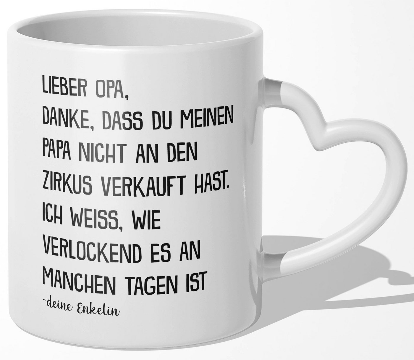 22Feels Tasse Opa Geschenk von Enkelin Geburtstag Grossvater Kaffeetasse Mann Rente, Keramik, Made In Germany, Spülmaschinenfest, Herzhenkel 22Feels Tasse Opa Geschenk von Enkelin Geburtstag Grossvater Kaffeetasse Mann Rente, Keramik, Made In Germany, Spülmaschinenfest, Herzhenkel von 22Feels