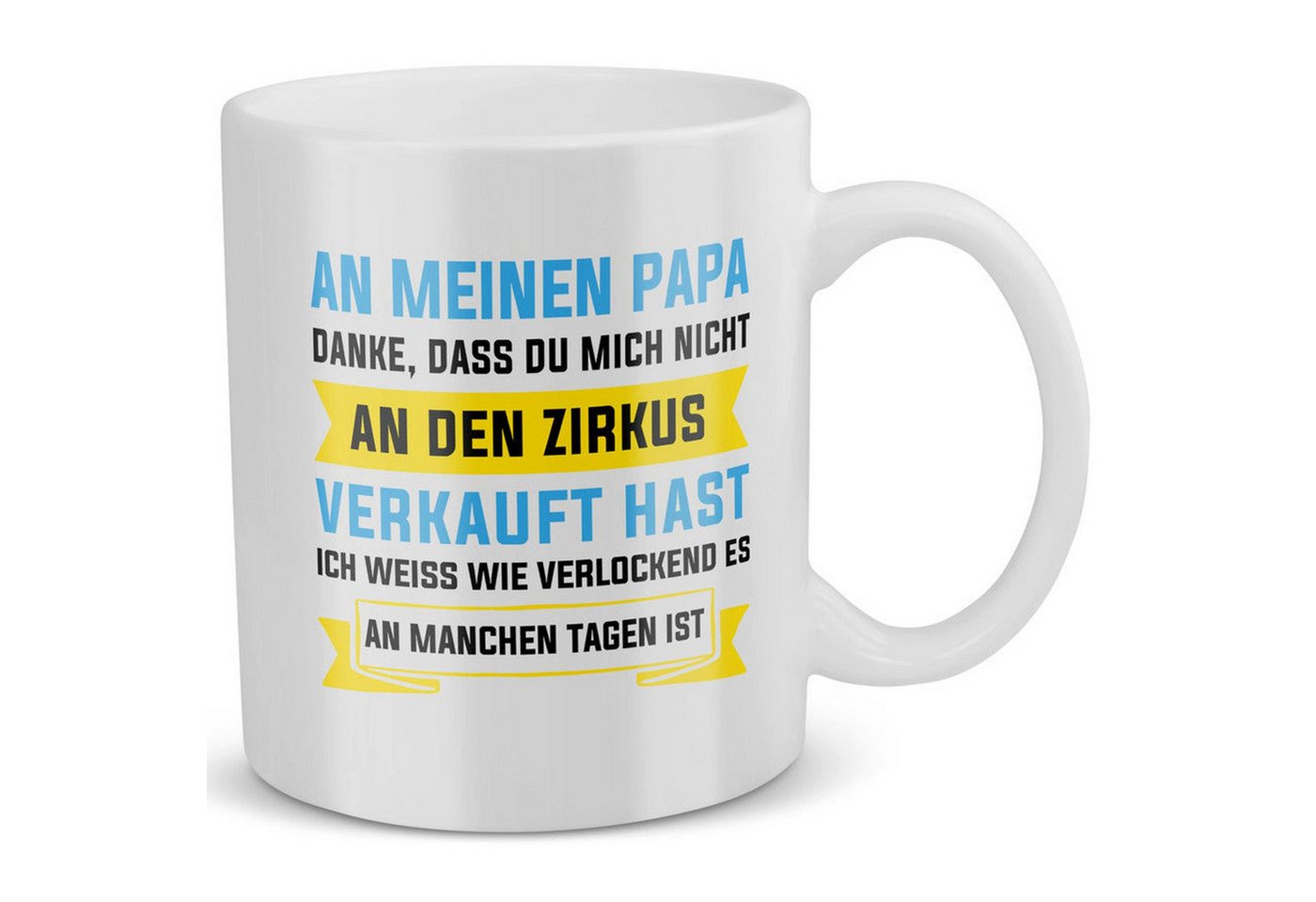 22Feels Tasse Papa Geschenk Vatertag Vater Geburtstag Kaffeetasse Mann Weihnachten, Keramik, Made in Germany, Spülmaschinenfest von 22Feels