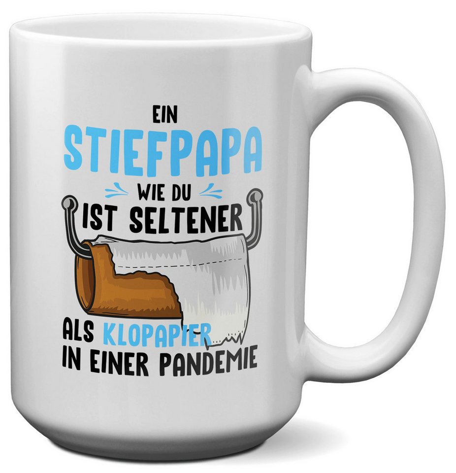 22Feels Tasse Stiefpapa Geschenk Vatertag Bonus Stiefvater Geburtstag Kaffeetasse, Keramik, XL, Made In Germany, Spülmaschinenfest 22Feels Tasse Stiefpapa Geschenk Vatertag Bonus Stiefvater Geburtstag Kaffeetasse, Keramik, XL, Made In Germany, Spülmaschinenfest von 22Feels