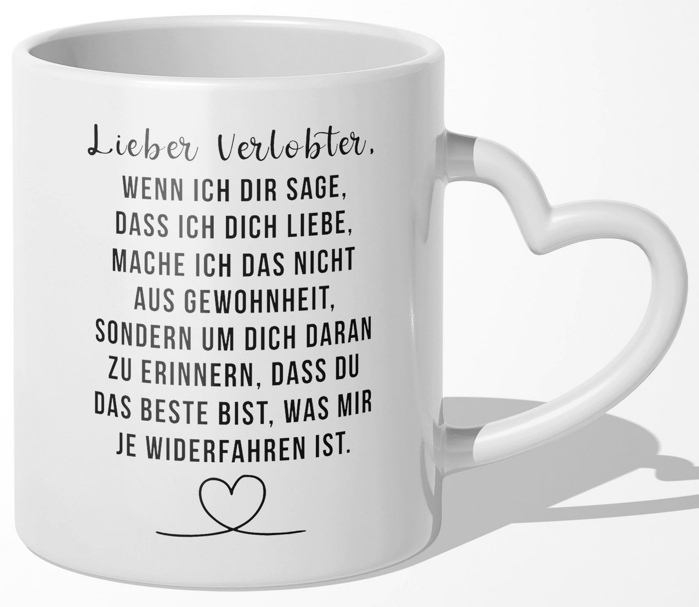 22Feels Tasse Verlobter Geschenk Männer Verlobung Bekannt Geben Ihn Spruch Heiraten, Keramik, Made In Germany, Spülmaschinenfest, Herzhenkel 22Feels Tasse Verlobter Geschenk Männer Verlobung Bekannt Geben Ihn Spruch Heiraten, Keramik, Made In Germany, Spülmaschinenfest, Herzhenkel von 22Feels